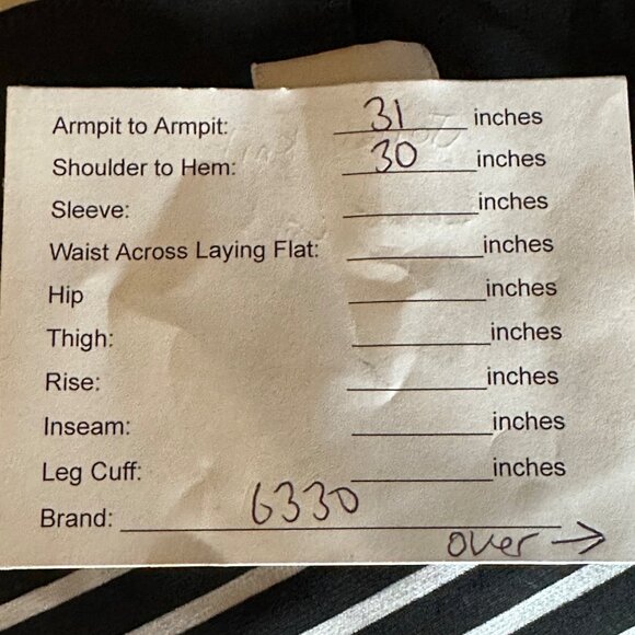 Chicos Tunic‎ Tabitha Top Size XL Black White Stripe Overlay Stretch Boho - Picture 3 of 11